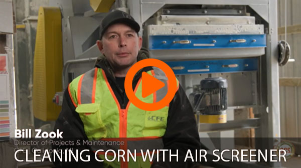 Air Screen Grain Cleaner (Cleaning Corn)